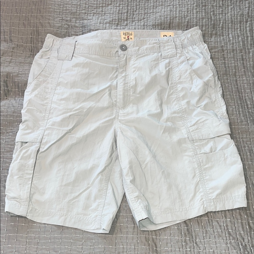 Men's Light Gray Cargo Shorts